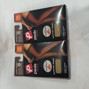 Peds 2pack  silky‎ soft summer 10 sheer leg thigh highs stocking CD Nude nrw